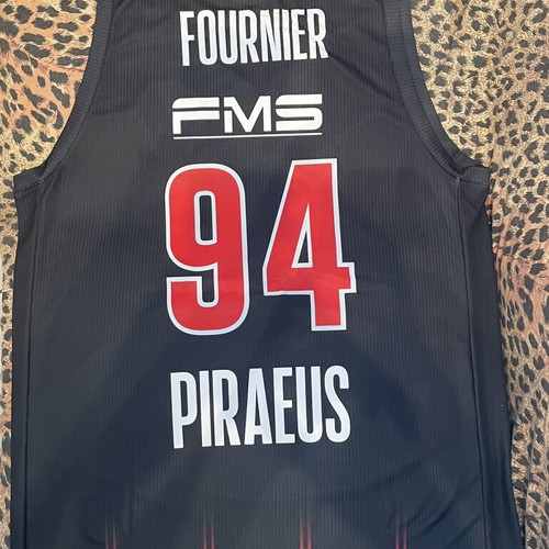 Olympiacos Fournier Large Final Four collectible jersey, new with tag