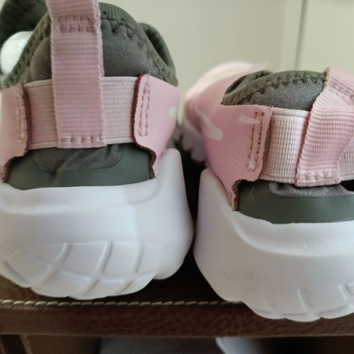Nike athletic shoes used, size 28, pink