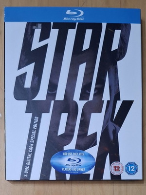 Star Trek Blu-ray συλλεκτική κασετίνα τριπλού δίσκου σαν καινούργιο