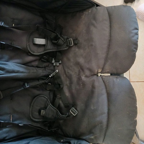 Joie double twin stroller used with defects and waterproof cover