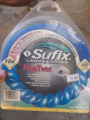 Sufix Mega Twist корда 2мм 174 метра нова