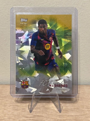Topps Barcelona Team Set Marcus Rashford Cracked Ice καινούργιο