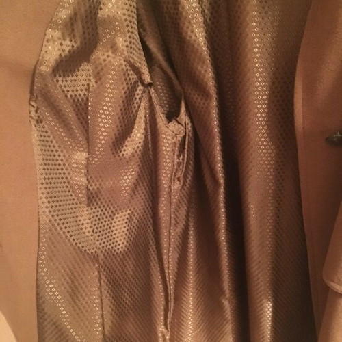 Wool coat like new, brown, size L