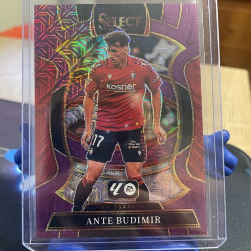 Panini Select 2025-26 La Liga Osasuna Terrace Purple Mojo soccer card like new