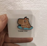 Capybara pin like new
