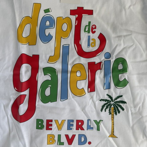 Gallery Dept Beverly Blvd T-shirt new, size M, white