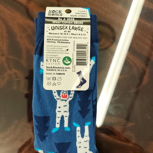 Sick Atomica socks new, blue, size 41-46