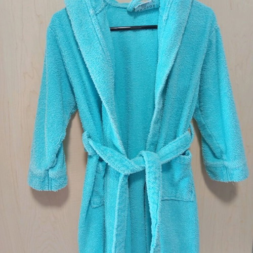 Children's bathrobe 5 years like new cotton klotsotiras