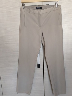 Mango women's fabric pants size 38 beige like new