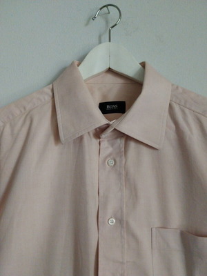 Boss men's dress shirt XXL beige