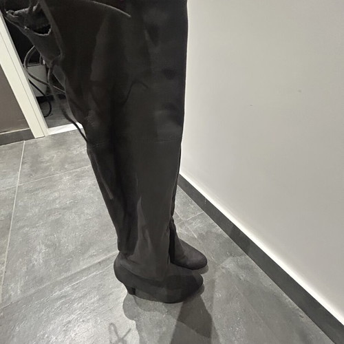 Steve Madden over-the-knee boots like new, black and grey, size 40