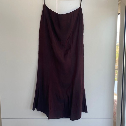 Vintage Y2K suit set burgundy skirt top jacket like new