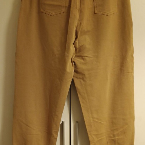 Women's wide brown pants size XL like new with black belt