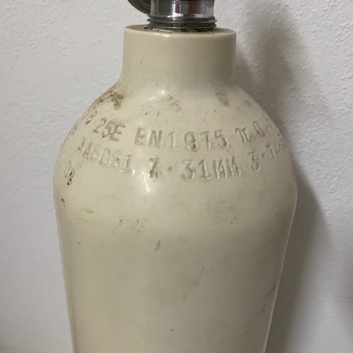 Steel oxygen cylinder 3Lt 200bar new