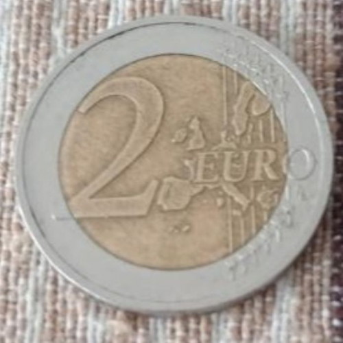 Germany 2 Euro Coin 2002 F Like New, Rare Collectible