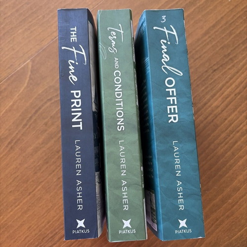 Dreamland Billionaires series by Lauren Asher like new