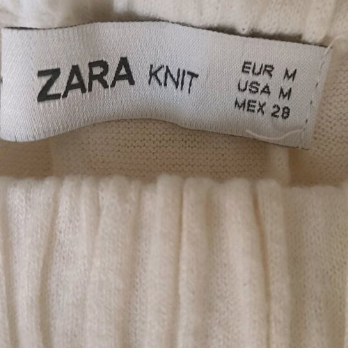Zara top M like new, ecru