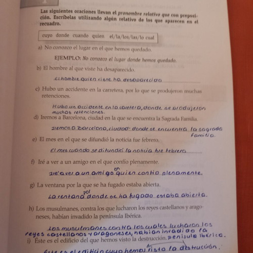 Book Ejercicios de gramatica Nivel Superior used, Spanish language