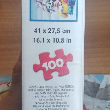 Paw Patrol puzzle 100 pieces like new