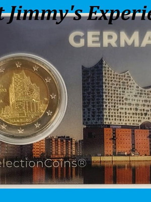 Numbered Limited Edition Coin Card Elbe Philharmonis Hall 2023 Καινούργιο