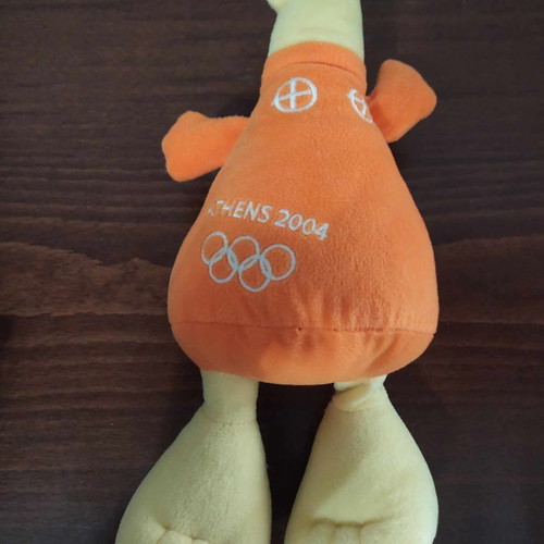 Athena plush mascot 2004 Olympic games used