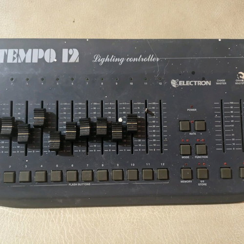 Electron lighting console used with wear and 4 missing fader knobs