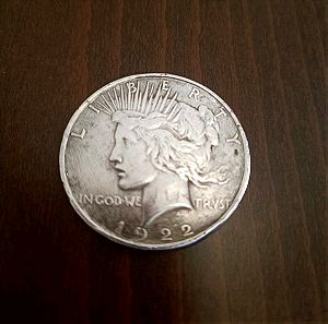 Νόμισμα 1 δολλαρίου του 1922