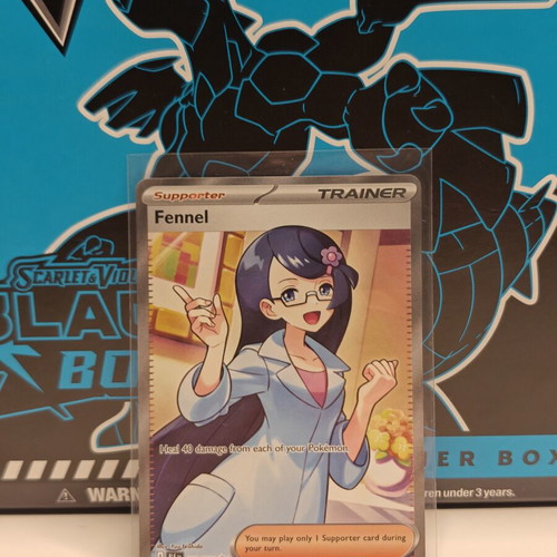 Pokemon Fennel 162/086 mint condition Black Bolt