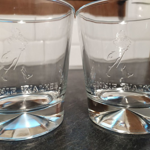 Johnie Walker glass set used