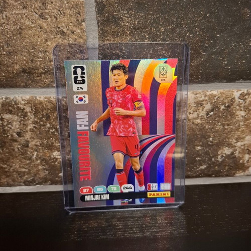 Minjae Kim Fan Favourite Adrenalyn XL FIFA World Cup 2026 Card new