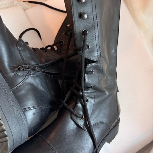 A.L.E. leather boots No 39 used, black