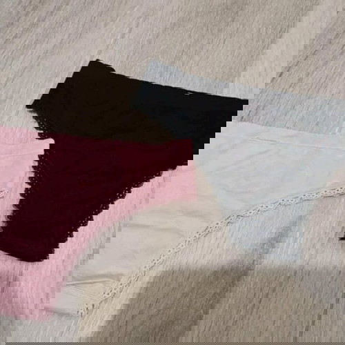 Εσώρουχα κανονικά ροζ και μαύρο έως L