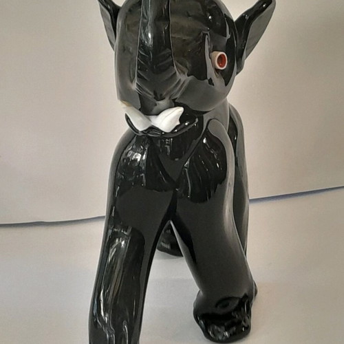 Murano elephant used, 27cm height, vintage