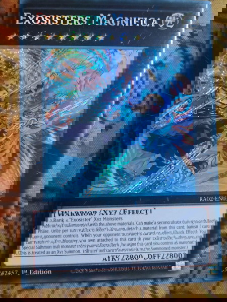 1) Exosister Magnifica (Secret Rare, Yugioh)