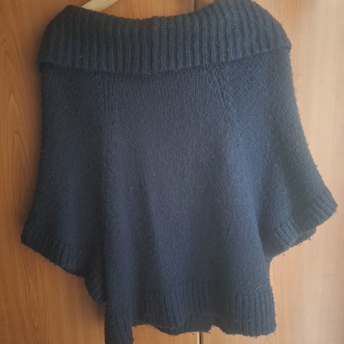 Wool sweater, blue, size M