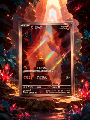Charmander AR 168/165 SV2a Pokémon 151 ιαπωνική κάρτα σαν καινούργιο