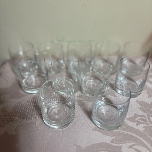 Set of 10 glasses for raki and shots new