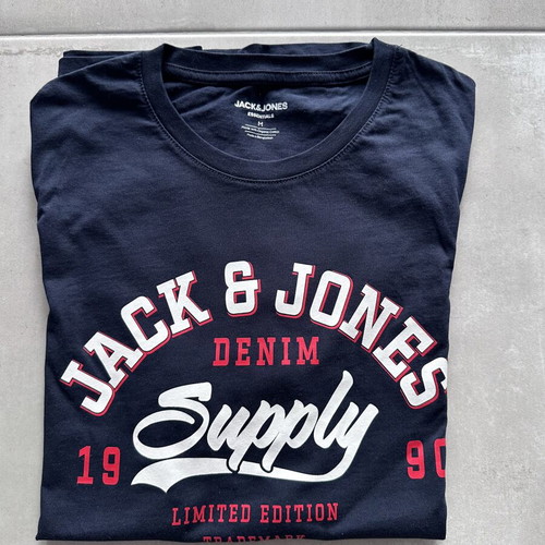 Jack & Jones men's t-shirt like new, blue, size M