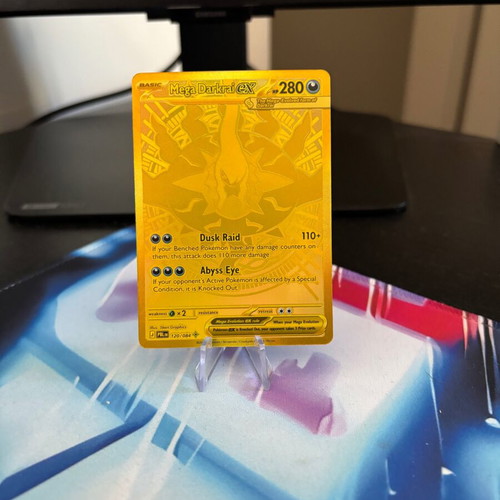 Pokemon Mega Darkrai ex #120/084 ME05: Pitch Black card like new