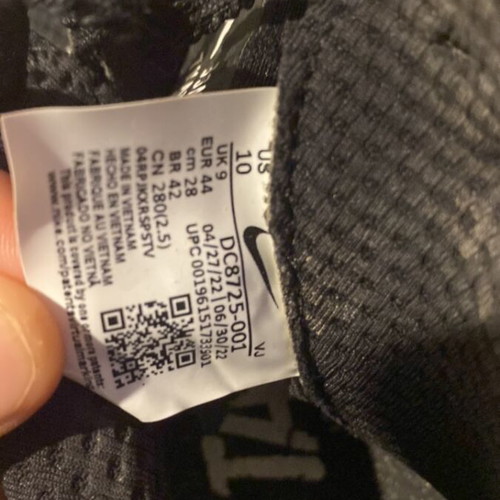 Nike running shoes used, size 44, black