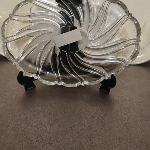 Mikasa crystal plate-bowl new, made in Germany