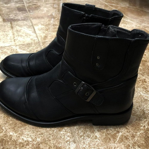 Il Mondo boots used, black leather, size 42