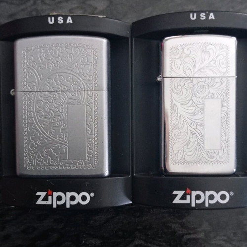 Zippo original USA lighter pair new