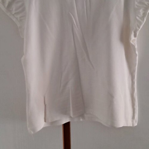 Burberry Short-Sleeve Shirt Medium Size Like New White