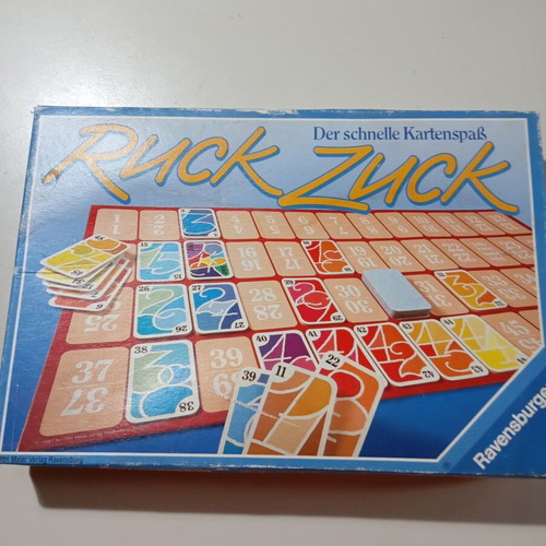 Ruck Zuck vintage board game like new, German edition with Greek instructions