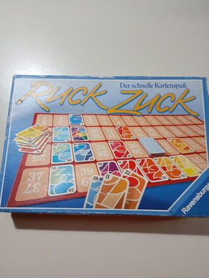 Ruck Zuck vintage board game like new, German edition with Greek instructions
