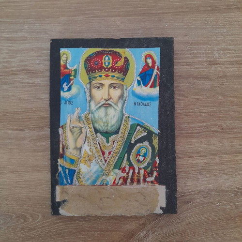 Saint Nicholas image used, small icon 10.5x15cm