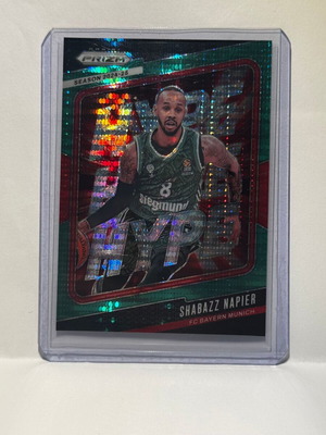 Panini Prizm Euroleague 2024-25 Shabazz Napier #8 Green Hype card new