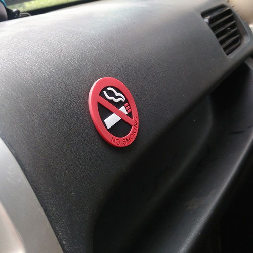 No Smoking Car Sticker new, adhesive for vehicle