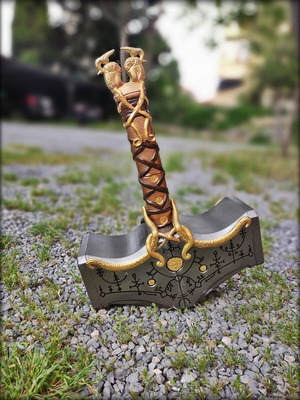 Mjolnir God of War Ragnarok Collector's Edition 3D print like new